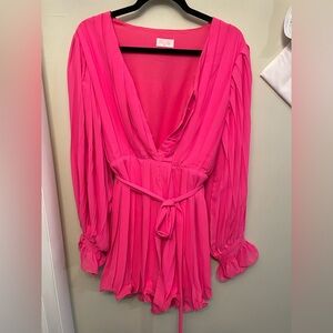Pink Lily romper